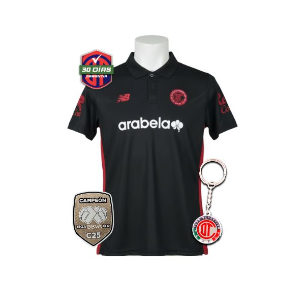 Toluca Third Mujer 2025/26 + Parche de Campeón