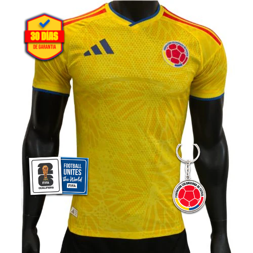 Camiseta Colombia Local Mundial 2026 - Version Jugador