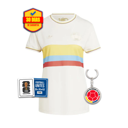 Camiseta Colombia Centenario 2024/2025 - Mujer