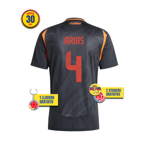 #4 Arias Camiseta visitante de Colombia  2024/2025