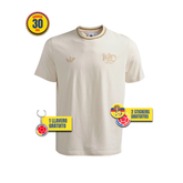 Camiseta blanca del centenario de Colombia 2024/2025