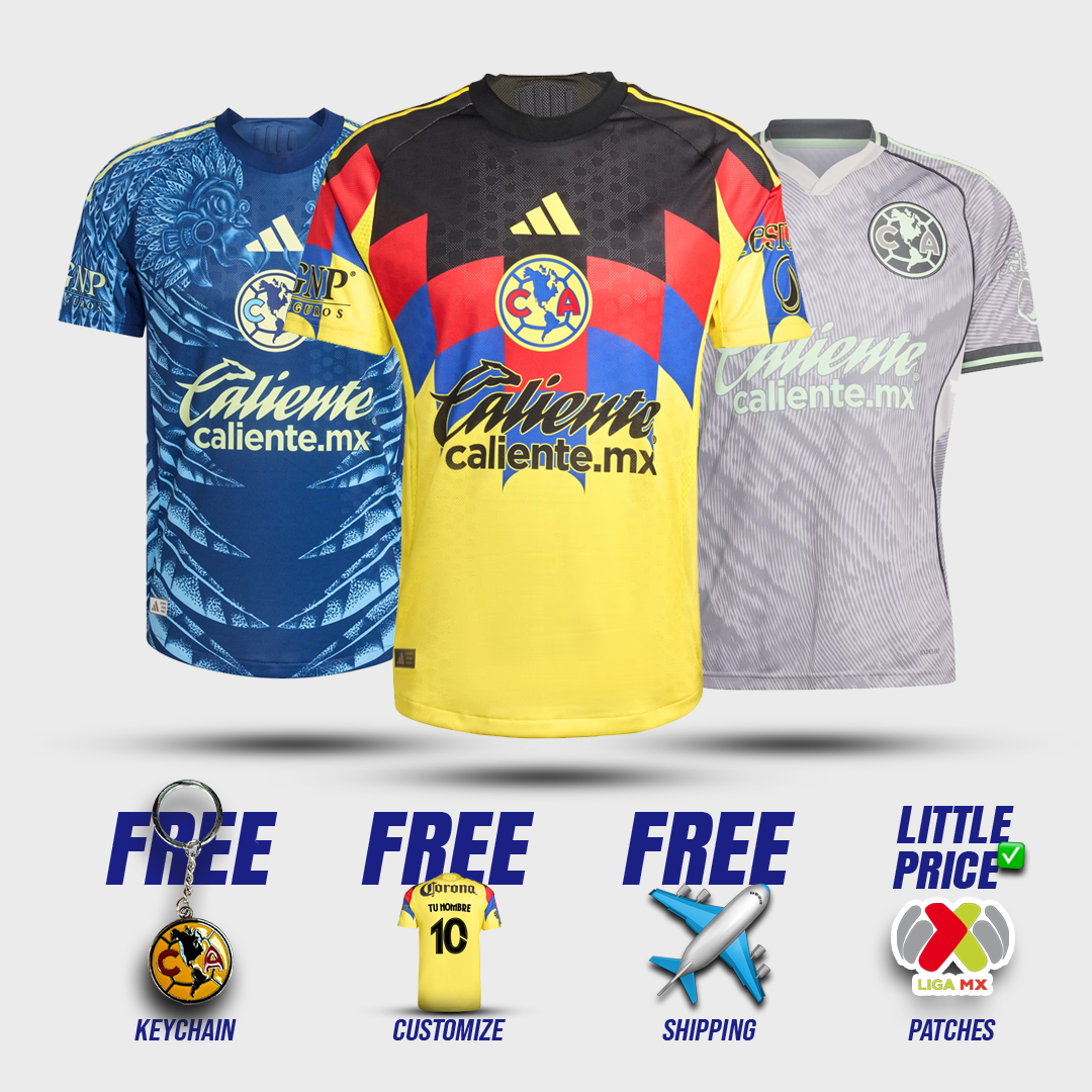 COMBO América Home, Away and Third 25/26