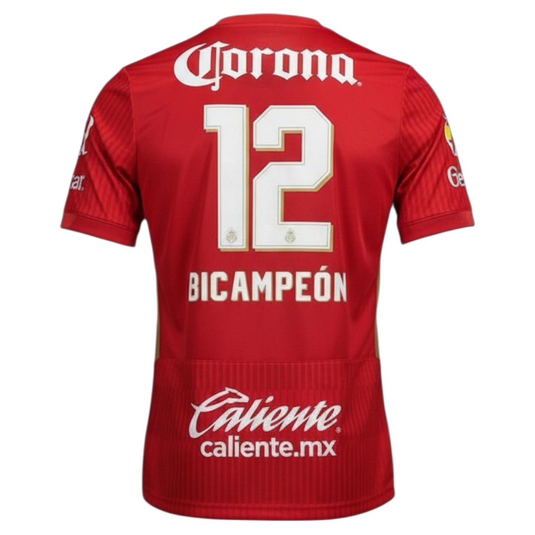 Toluca Home 2025/26 - Bicampeones 🏆