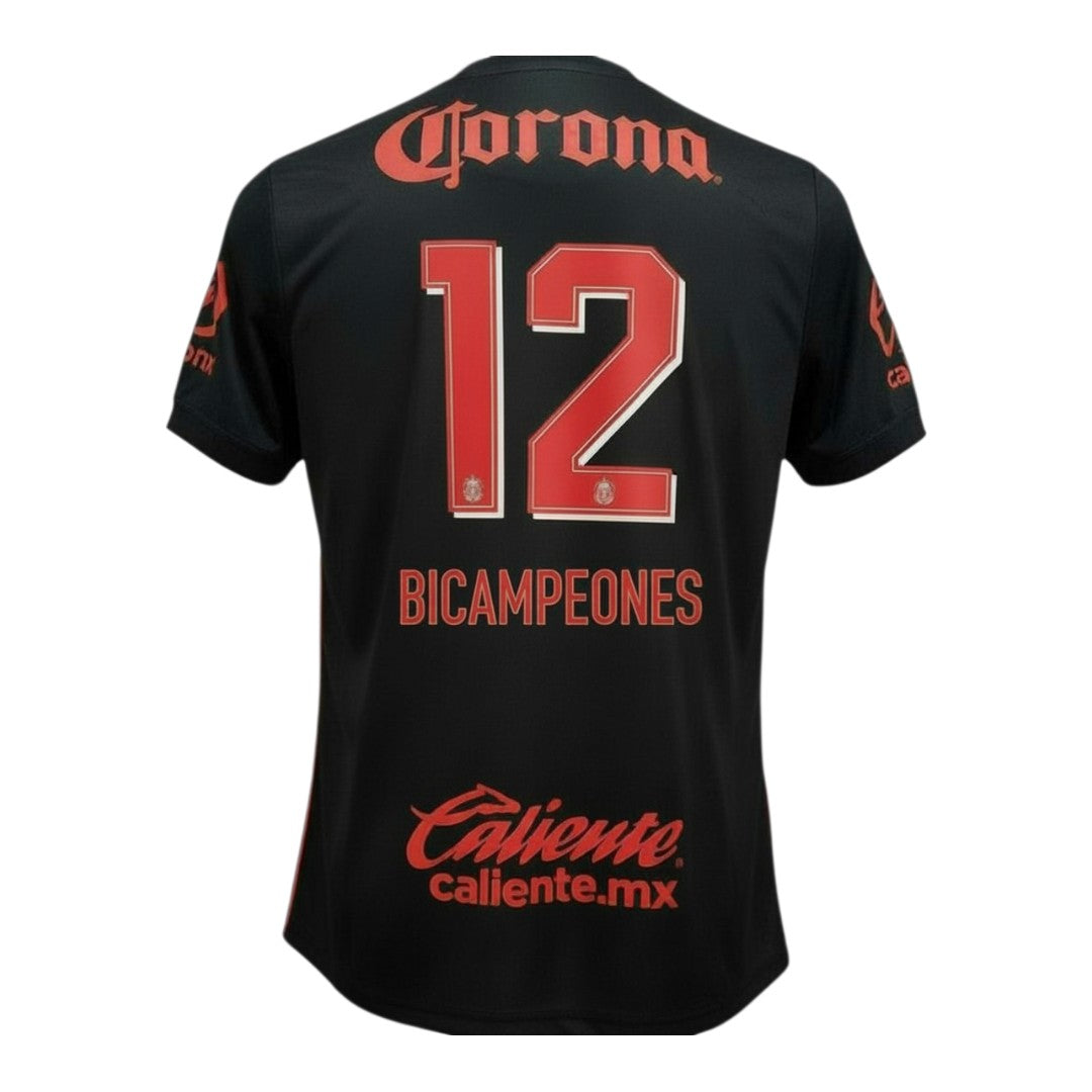 Toluca Third Negro 2025/26 - Bicampeones 🏆