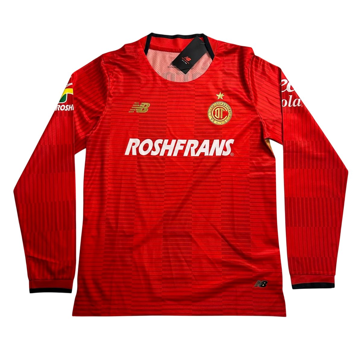 Toluca Home Manga Larga 2025/26 + Parche de Campeón