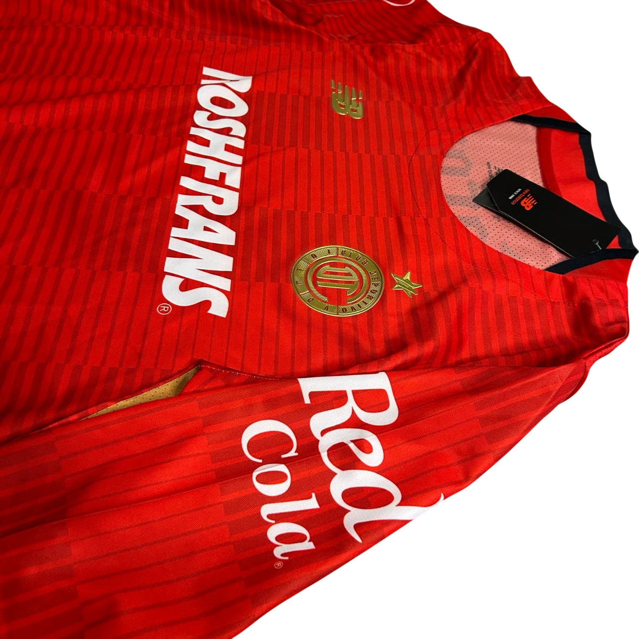 Toluca Home Manga Larga 2025/26 + Parche de Campeón